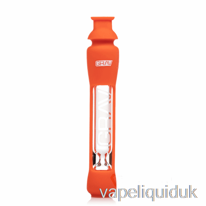 GRAV 12mm Taster with Silicone Skin Scarlet Orange Vape Juice